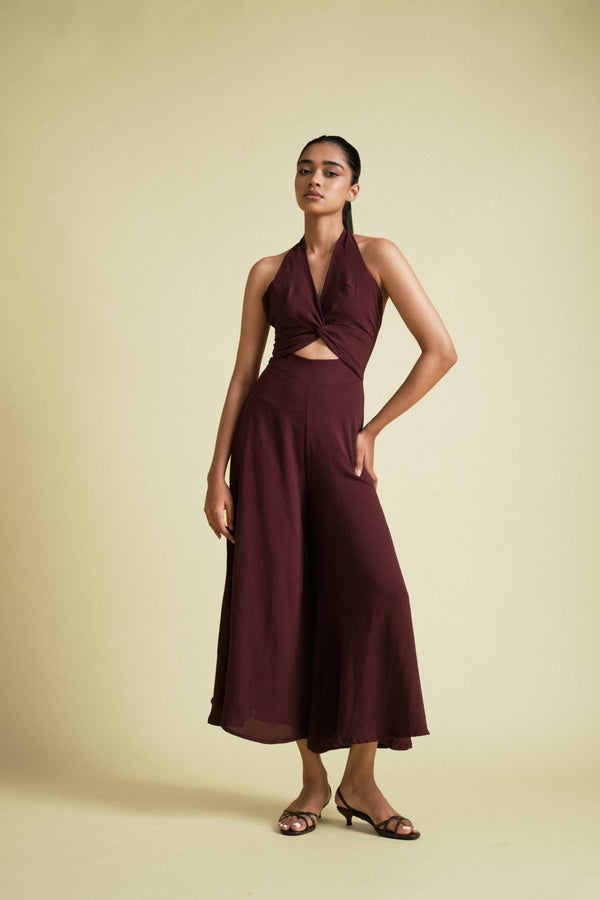 Rhode Jumpsuit In Burgundy