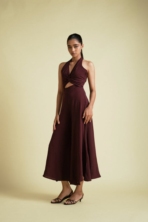 Rhode Jumpsuit In Burgundy