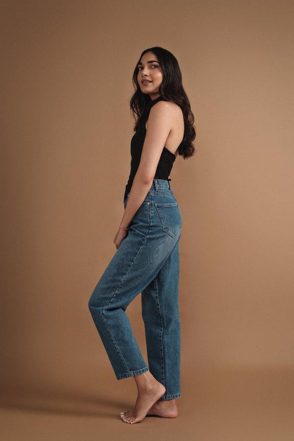 Barrel Jeans In Blue