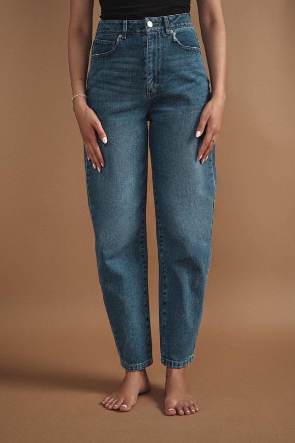 Barrel Jeans In Blue