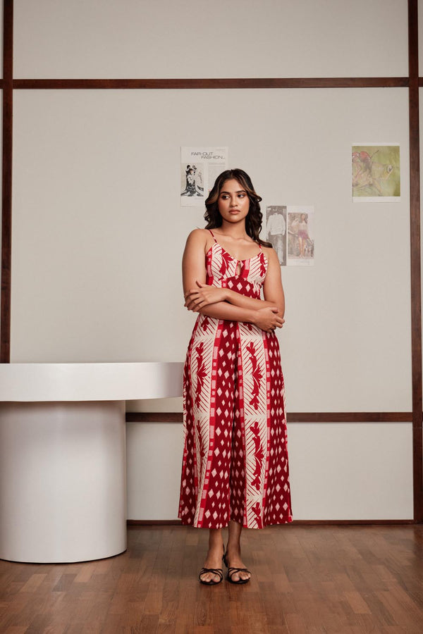 Front Cut Jumpsuit In Print