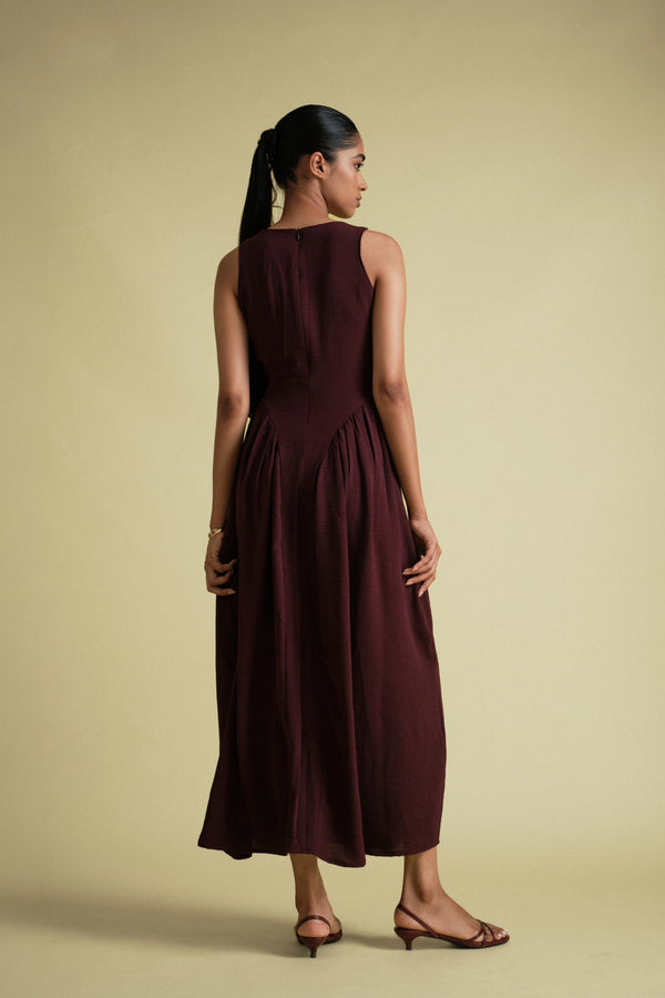 Florence Maxi In Burgundy