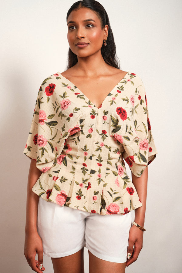 Ophelia Top In Print