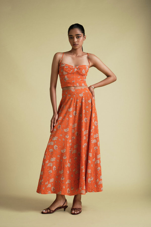 Isla Maxi Skirt In Print