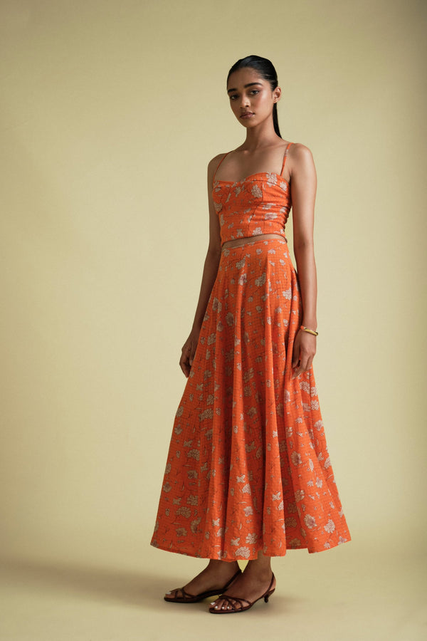 Isla Maxi Skirt In Print