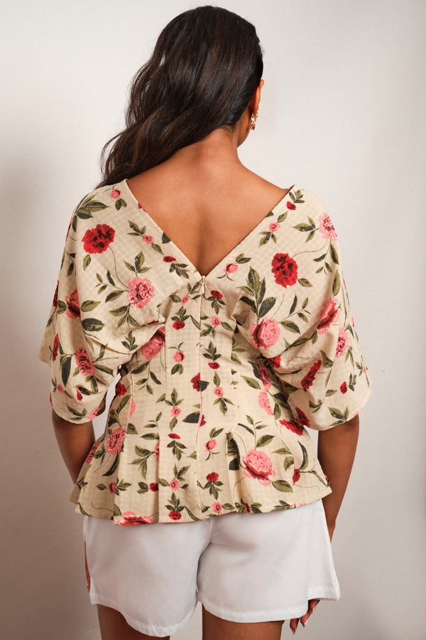 Ophelia Top In Print