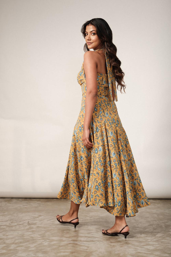 Paisley Halter Maxi In Print
