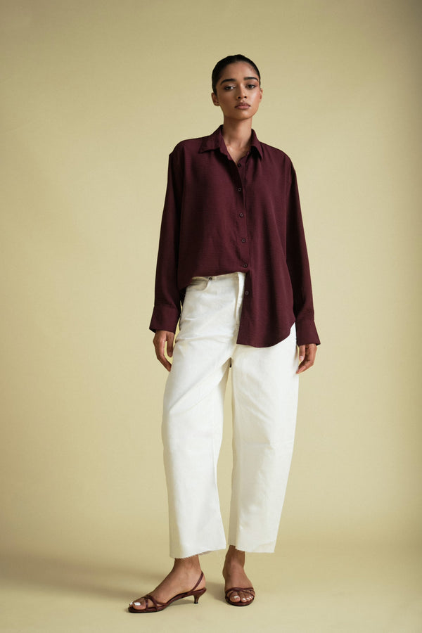 Cyrus Shirt In Burgundy