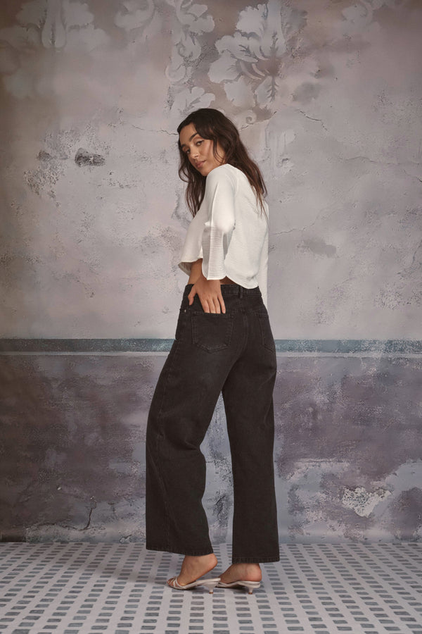 Flared Jeans In Black