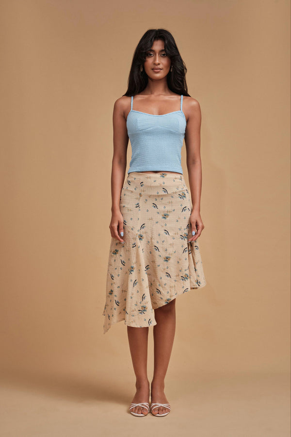 Strap Top In Blue