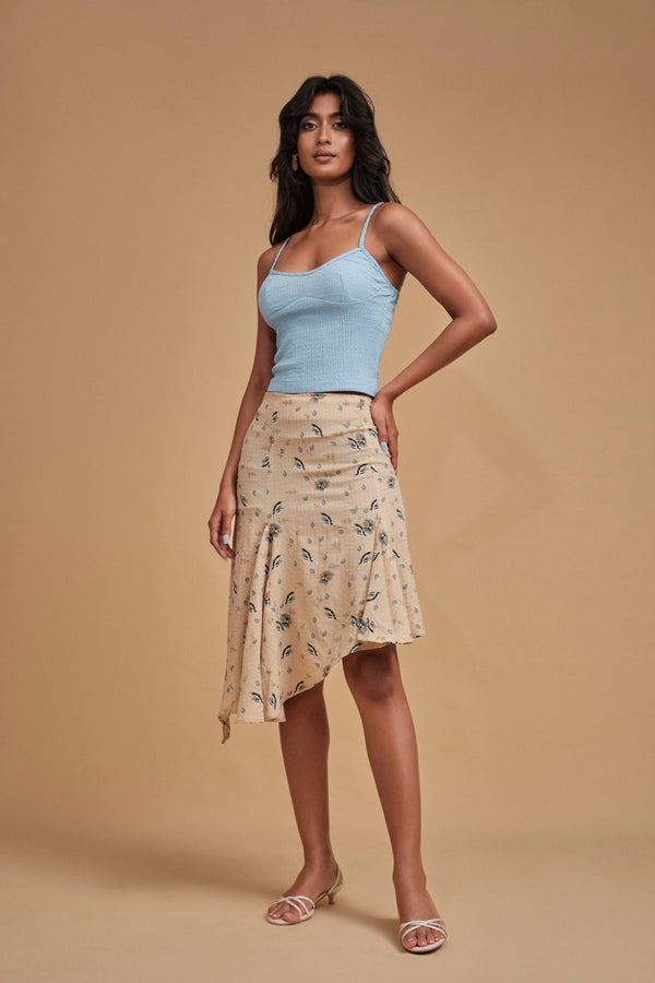 Strap Top In Blue