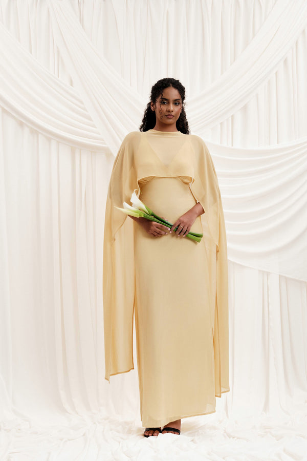 Camille Cape In Buttercream