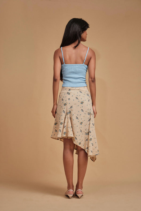 Strap Top In Blue