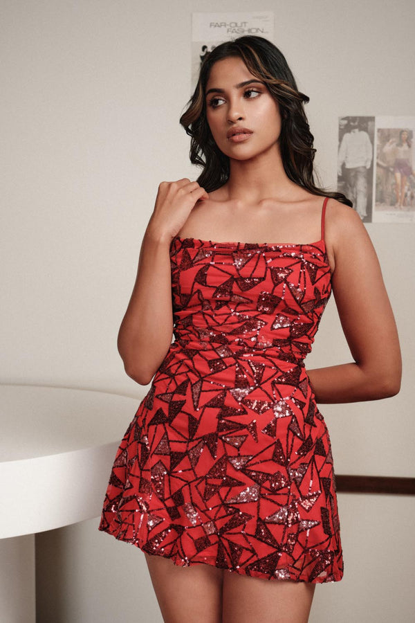 Backless Halter Mini