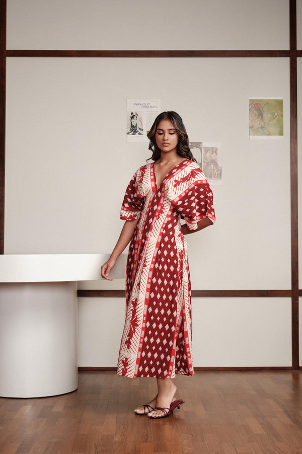 Kimono Midi In Print