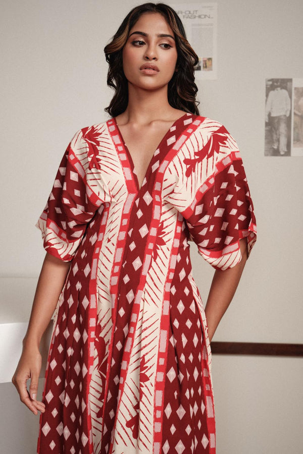 Kimono Midi In Print