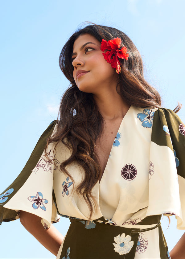 Wrap Around Mini In Print