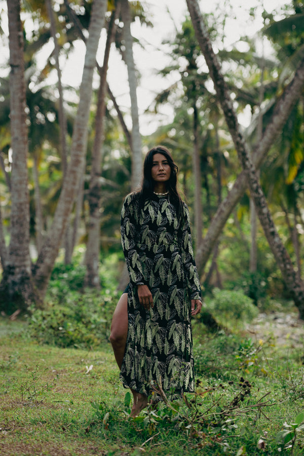 Side Slit Top In Print