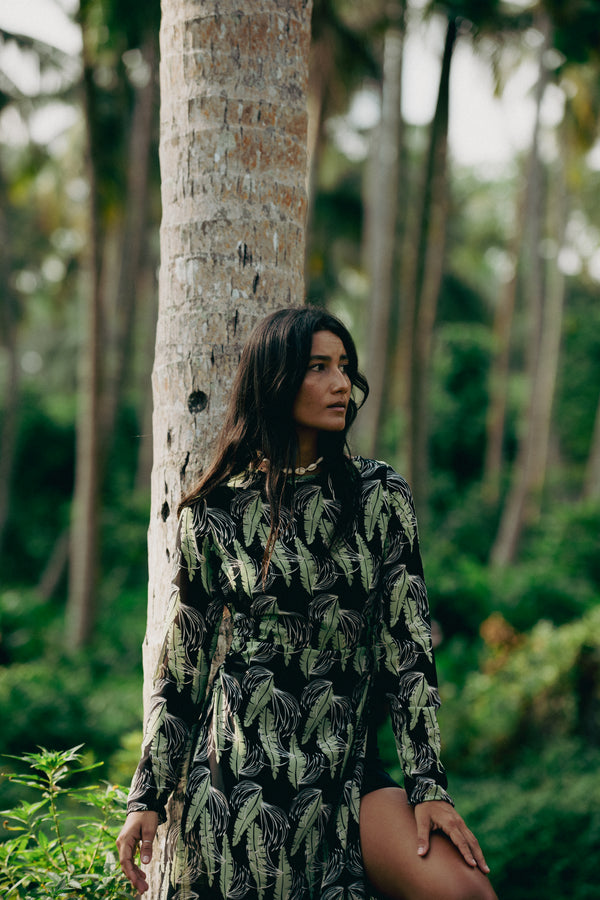 Side Slit Top In Print