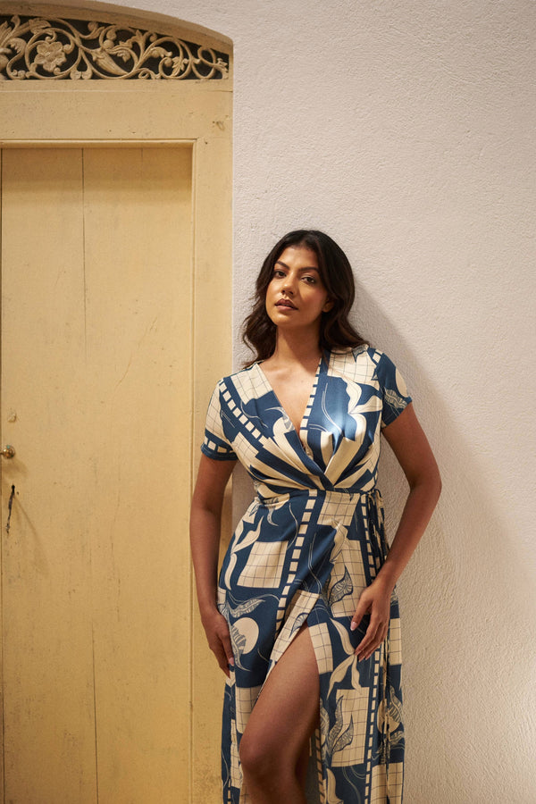 Wrap Around Maxi In Print