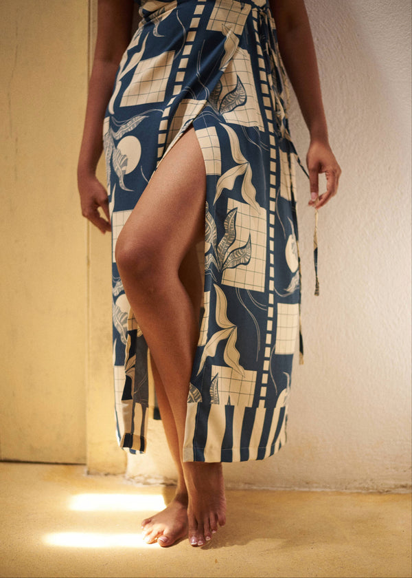 Wrap Around Maxi In Print