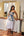 Bubble Midi Skirt In White