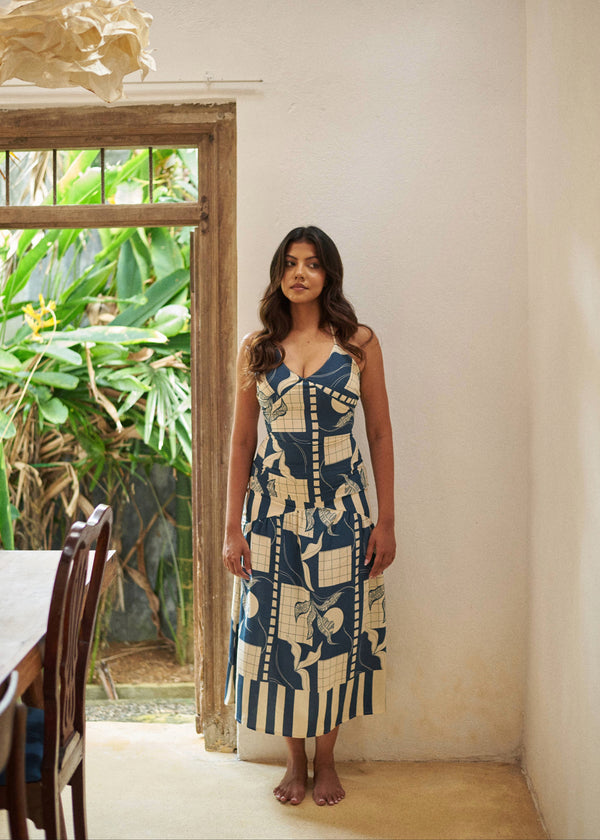 Halter Maxi In Print