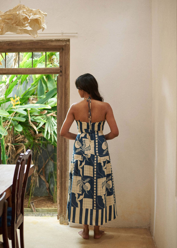 Halter Maxi In Print