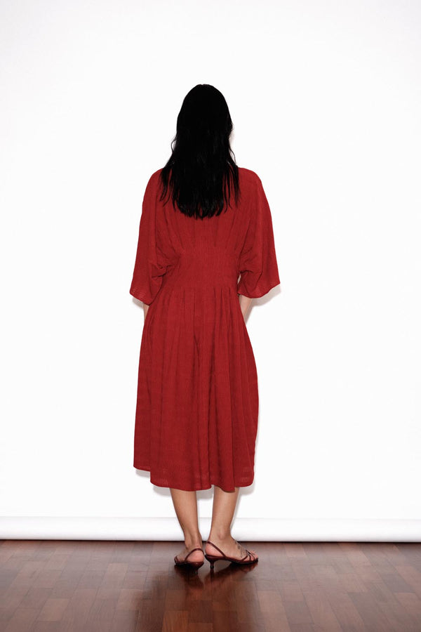 Kimono Midi In Red