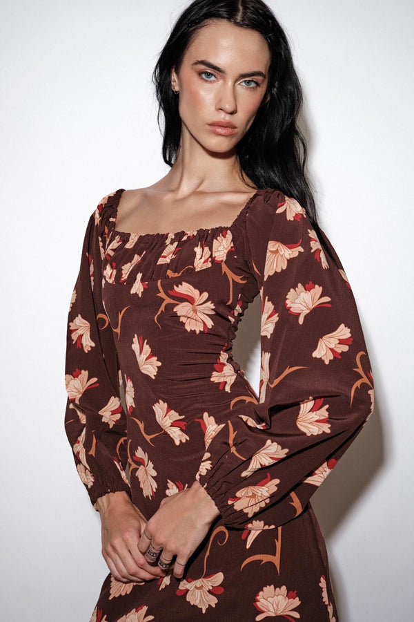 Low Back Pleated Mini