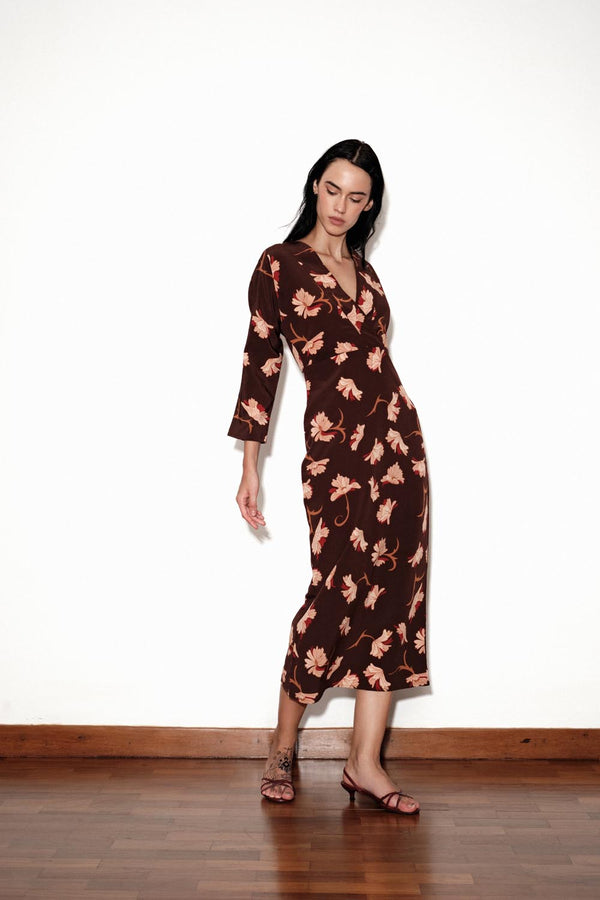 Back Slit Crossover Maxi