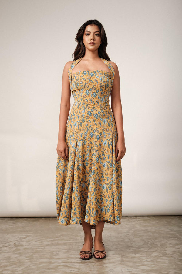 Paisley Halter Maxi In Print
