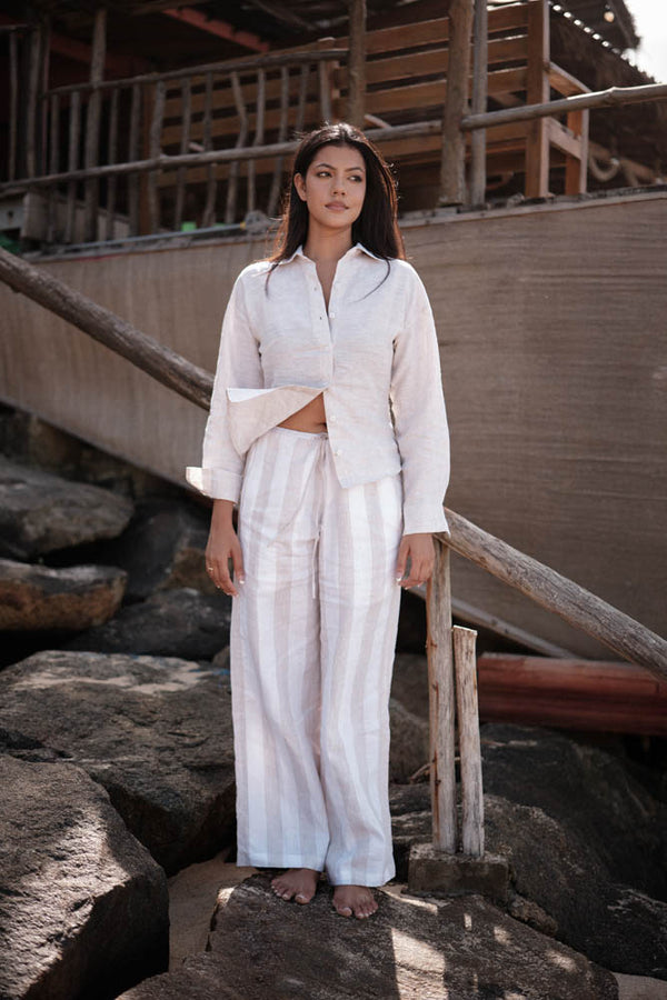 Linen Stripe Pant