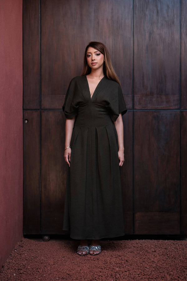 Anya Midi In Olive