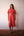 High Neck Slit Midi In Pink