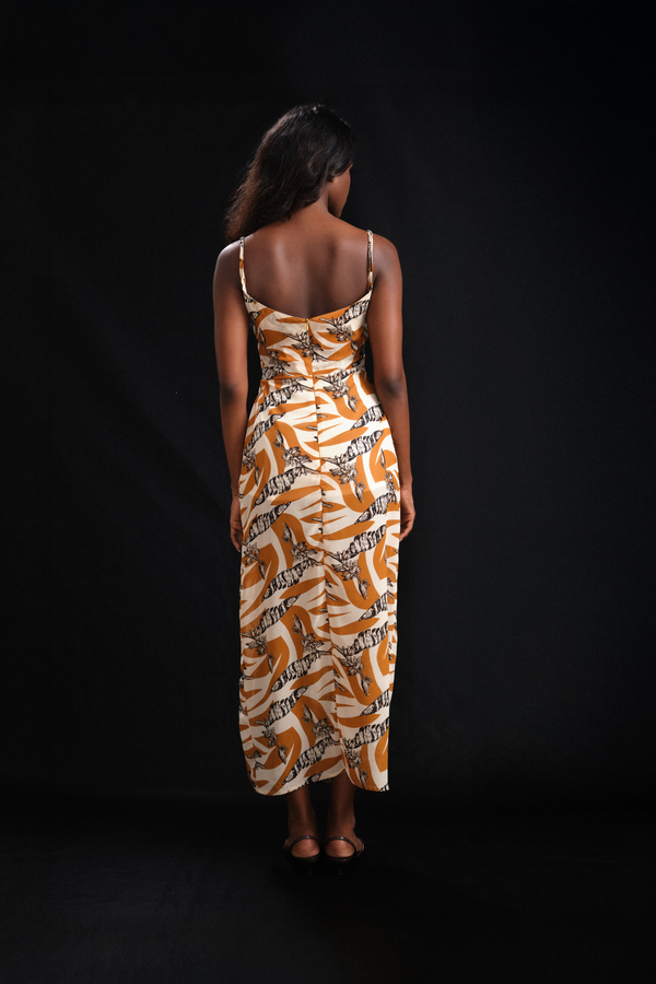 Front Slit Strap Maxi